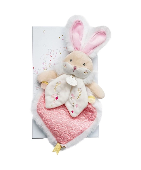 Doudou Geschenkset - Plüschtier Hase 24 cm