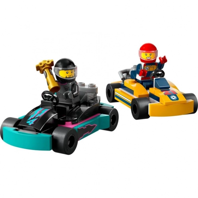 Lego City Gokarts und Rennfahrer