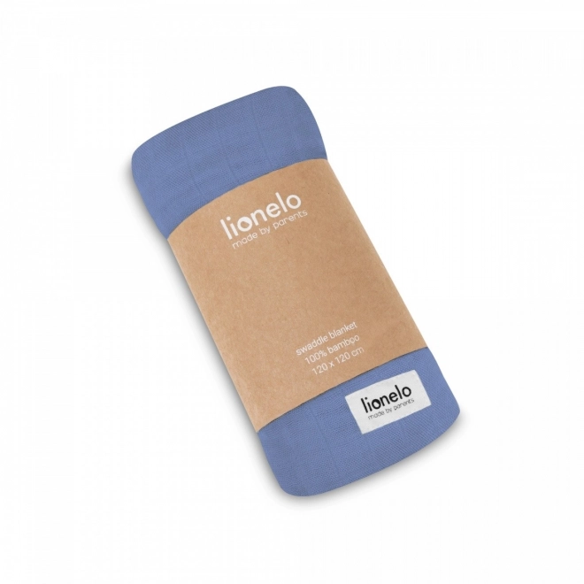 Lionelo Bambus Zavinovací Decke Blau Denim