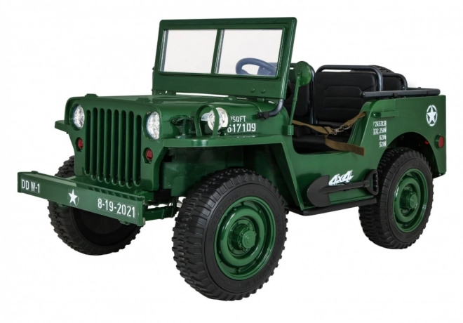 Retro-Geländefahrzeug 4x4 für Kinder