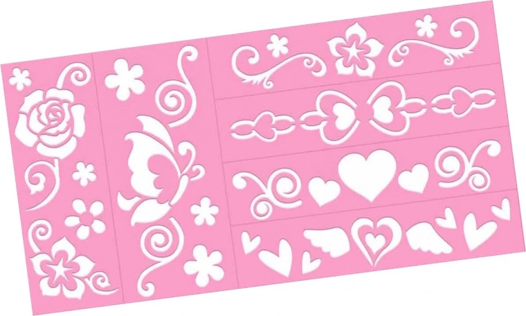 Einfache Gestaltung mit Schablonen