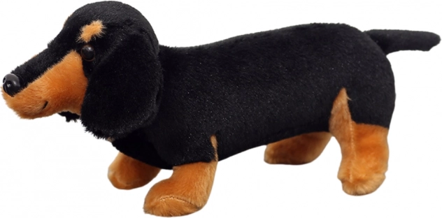 Plüschfreund Dackel Schwarz 25 cm