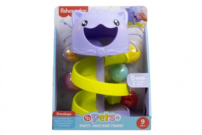 Fisher-Price Katzen Kullerrampe