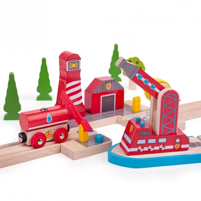 Bigjigs Rail Seerettungs Feuerwehr