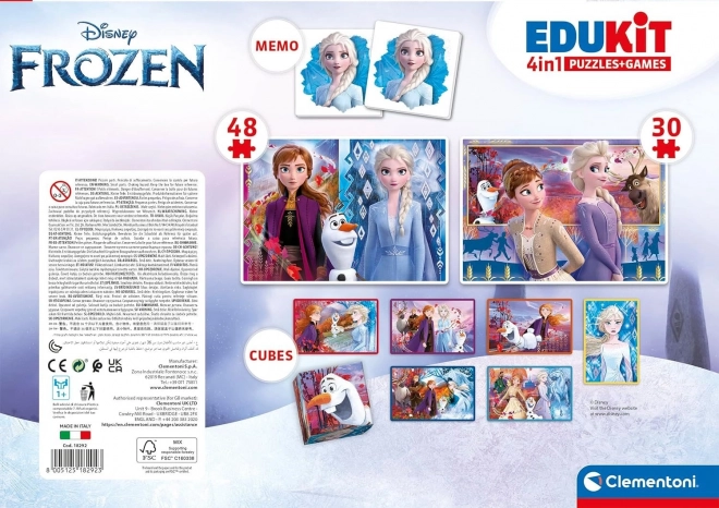 Lernspiel EDUKIT FROZEN von Clementoni