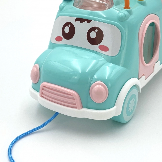 Muzykalisches Auto Sortierer mit Xylophon Grün