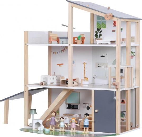 Mehrere Etagen, offener Zugang und modernes Design