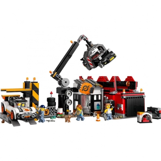 Lego City Schrottplatz mit Autos