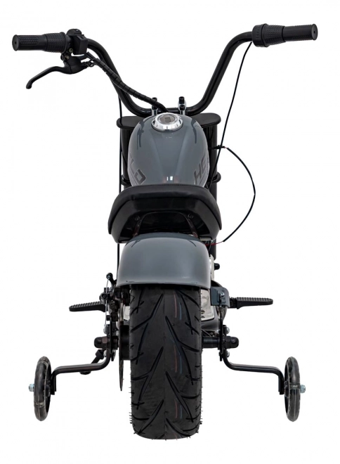 Motorrad Chopper Warrior Grau