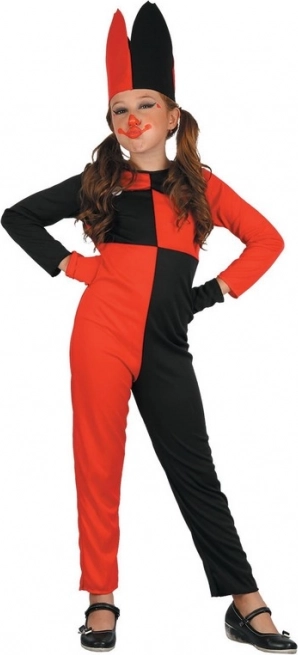 Karneval Kostüm Clown für Kinder 130-140 cm