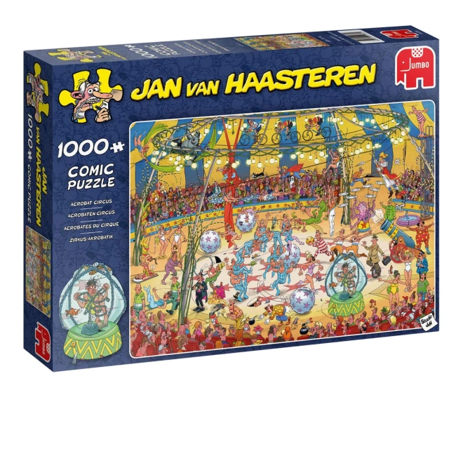 Jumbo Puzzle – Jan van Haasteren – Akrobatischer Zirkus 1000 Teile