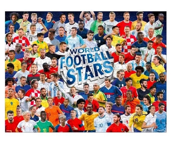 Puzzle 1000 Stück Weltfußballstars