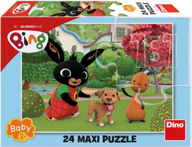 Maxi Puzzle BING mit Hund