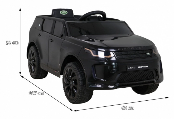 Land Rover Discovery Sport für Kinder schwarz + Fernbedienung + sanfter Start + Schaukelmodus + MP3 LED