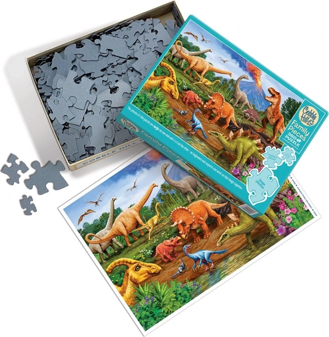 Familienpuzzle Dinosaurier 350 Teile von Cobble Hill