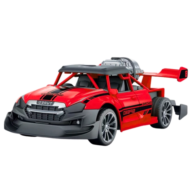 Ferngesteuertes Auto mit Lichteffekt und Nebeleffekt Rot