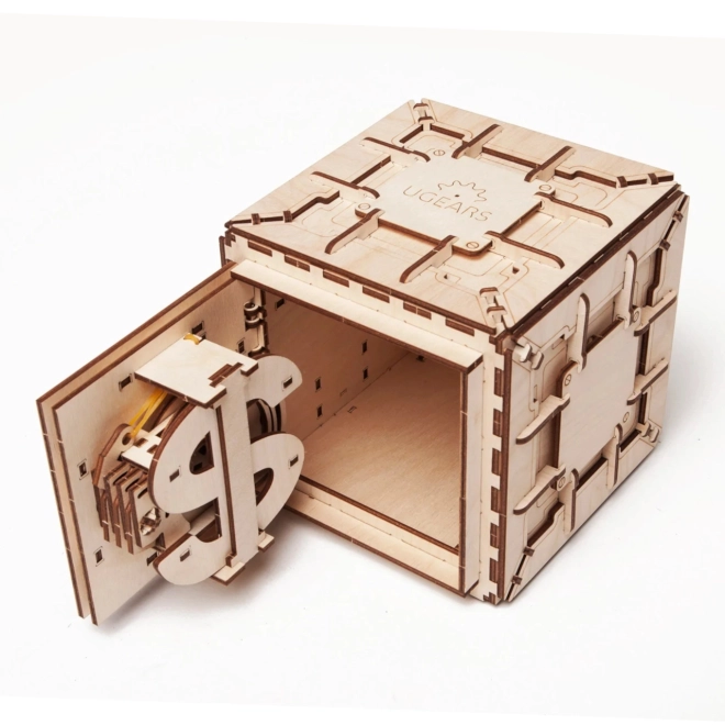 Ugears 3D Holzmechanisches Puzzle Tresor