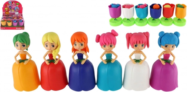 Blumenfee – Puppe 12 cm mit drehbarem Rock, Mix Varianten