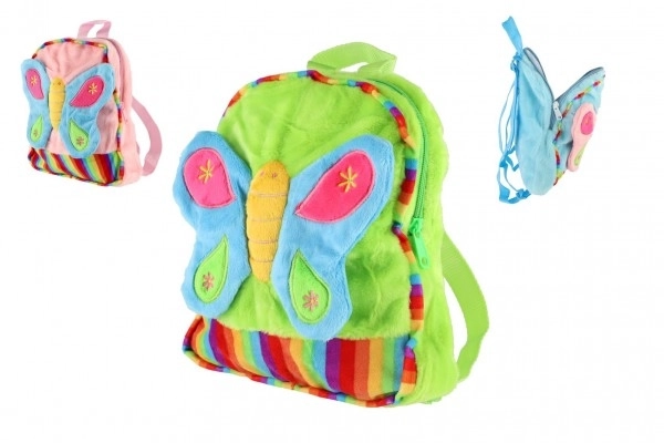 Plüschrucksack Schmetterling