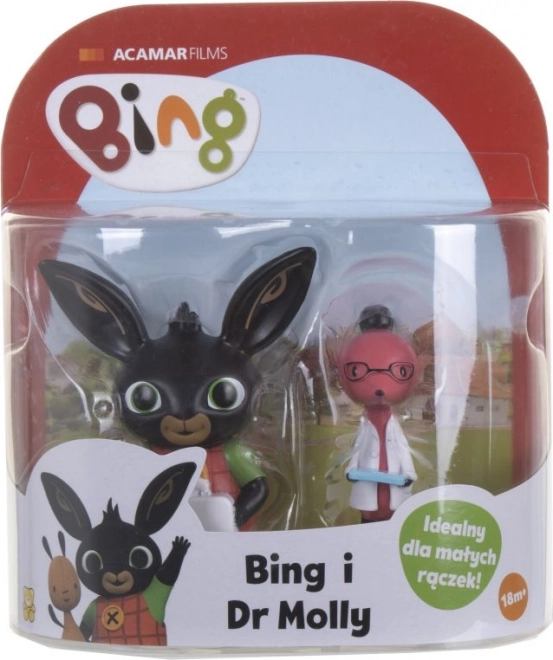 Bing Bunny und Doktor Molly Figurenset