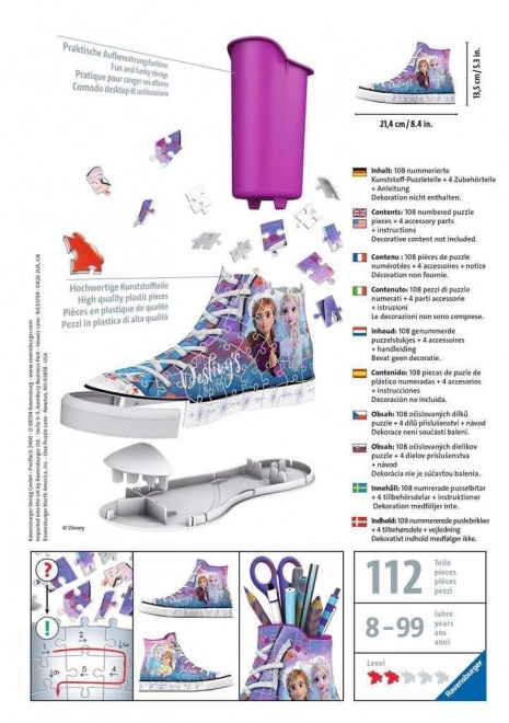 Ravensburger 3D Puzzle Sneaker Eiskönigin 2