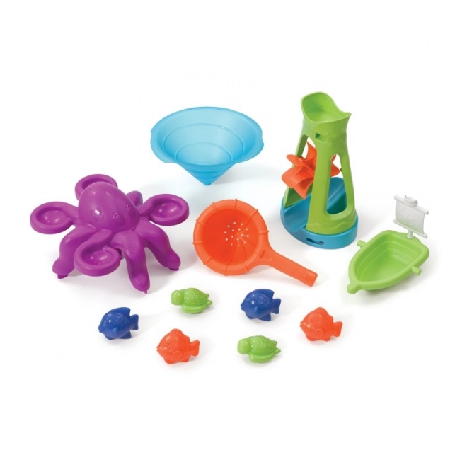 Wasserspiel- und Sandtisch mit Oktopus