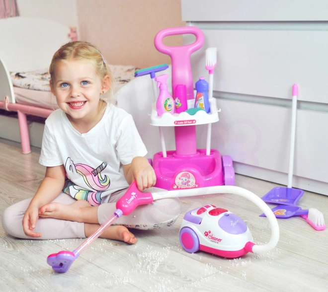 Woopie Reinigung Set mit Staubsauger und Zubehör