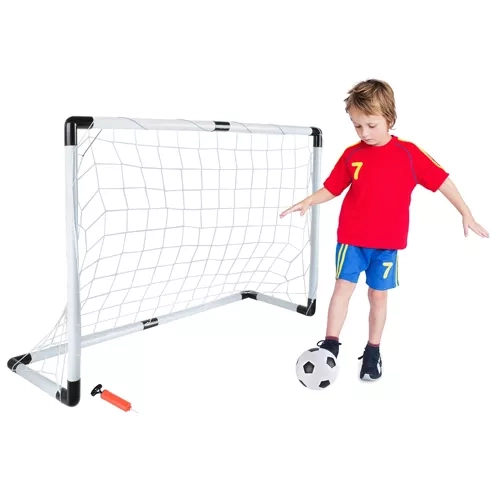 Fußballset für Kinder mit Tor, Ball und Pumpe