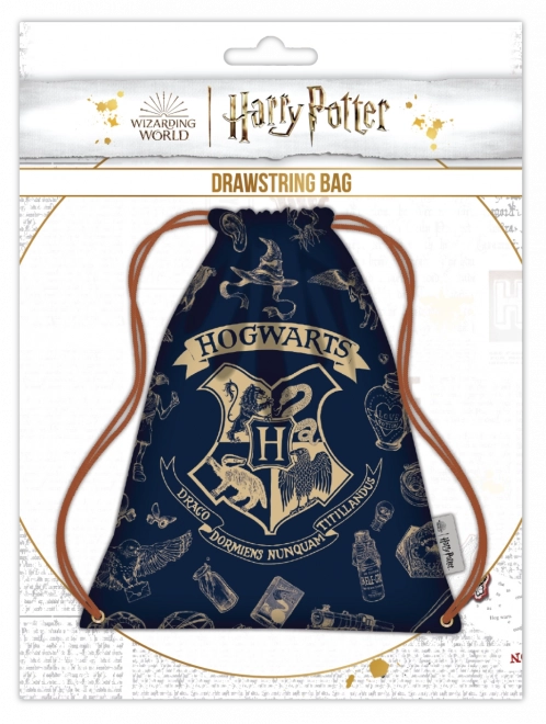 Harry Potter Turnbeutel Dunkelblau & Gold