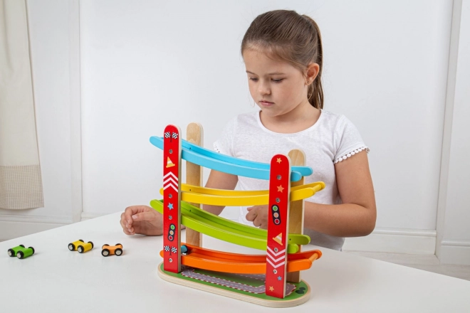 Holz Autorennbahn von Bigjigs Toys