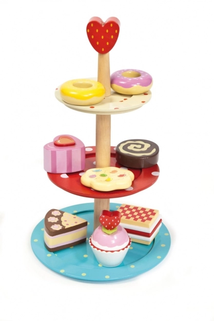 Le Toy Van Kuchenetagere mit Gebäck