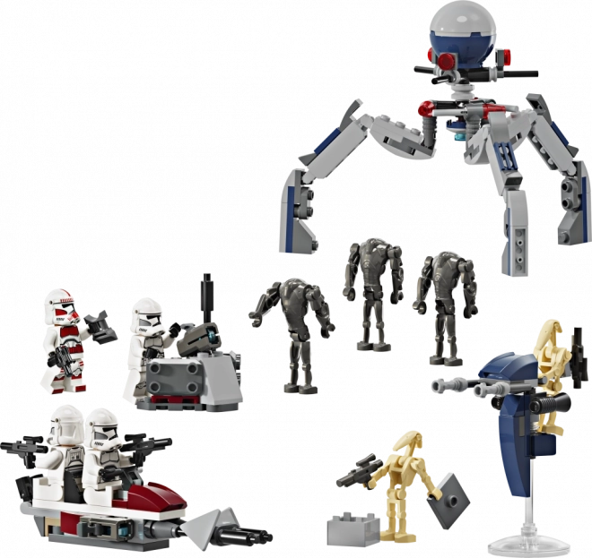 Lego Star Wars Kampfset mit Klonkrieger und Kampfdroiden