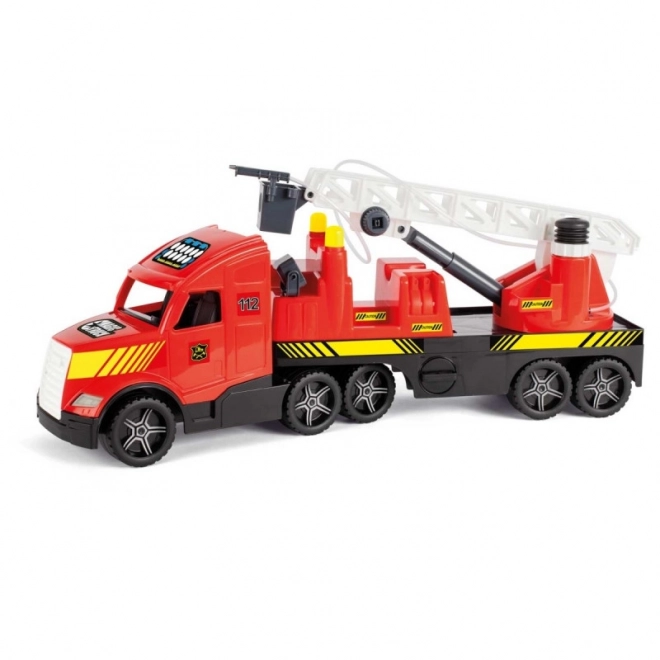 Magischer Feuerwehr-Truck mit Licht