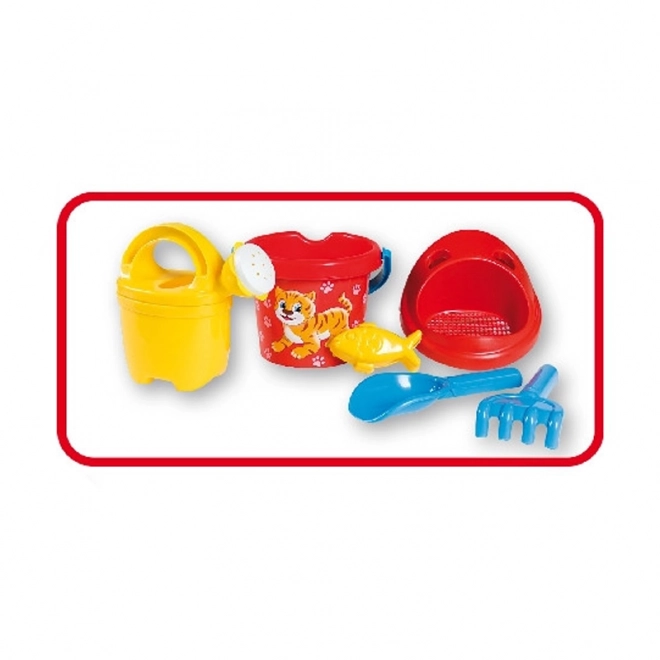 Sandspiel-Set Tiger mit Gießkanne - Klein