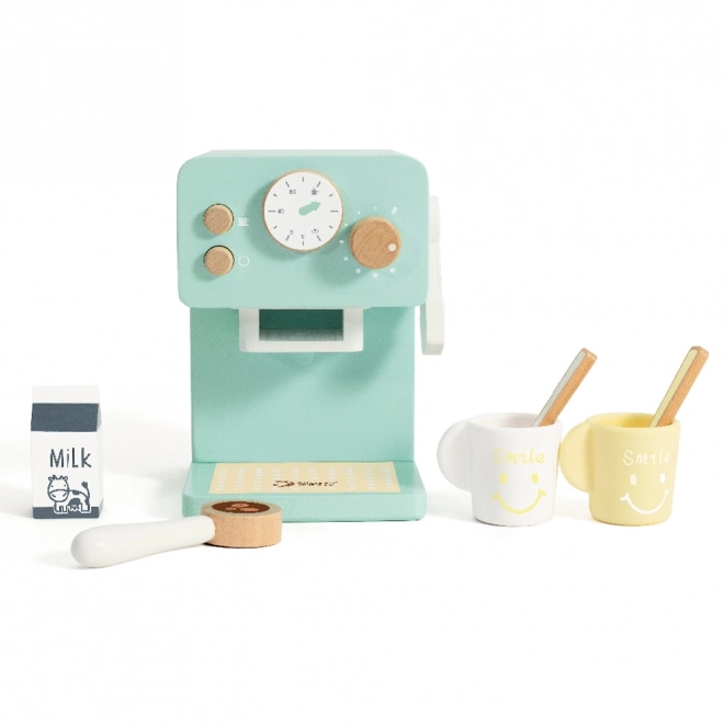 Klassik World Holzspielzeug Kaffeemaschine Set für Kinder