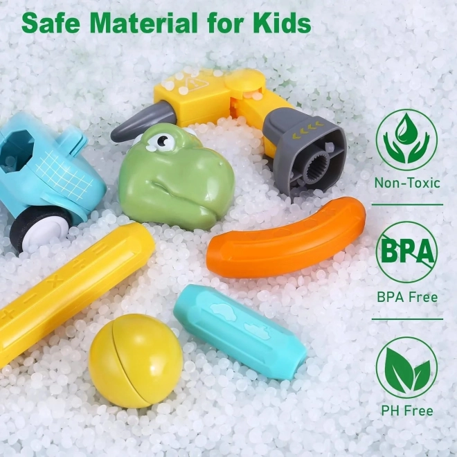 Magnetische Konstruktionsspielzeug Dinosaurier Set