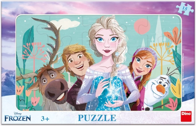 Kindergarten-Puzzle Die Eiskönigin Familie