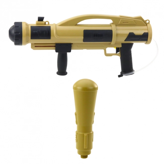 Wasserpistole Bazooka mit Pumpe 73 cm beige