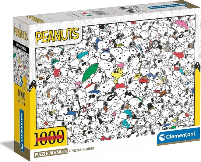 Clementoni Impossible Puzzle 1000 Teile - Snoopy