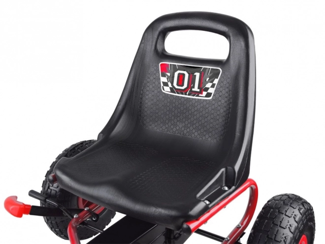 Gokart Formel 01 mit Pumpgummireifen – Rot