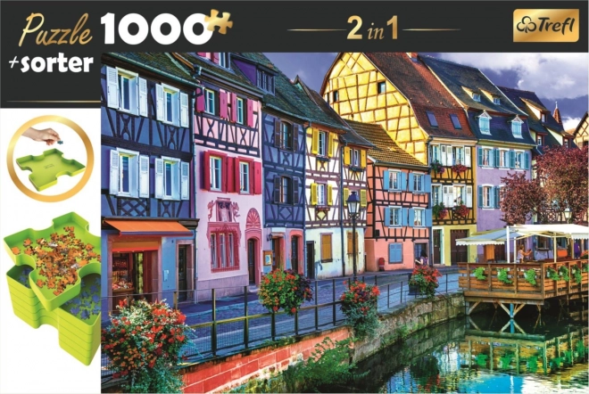 Puzzle mit Sortierer 2-in-1 Colmar, Frankreich 1000 Teile