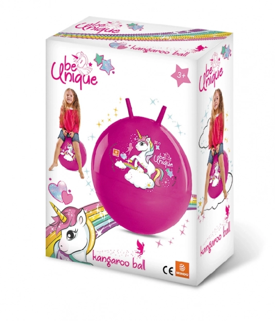 Springball mit Einhorn Motiv 50 cm