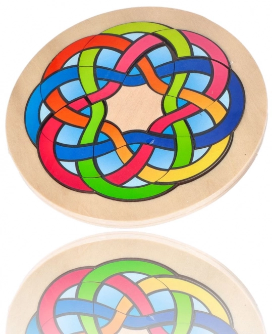 GOKI Holzpuzzle Knobelspiel Sechseck 18 Teile