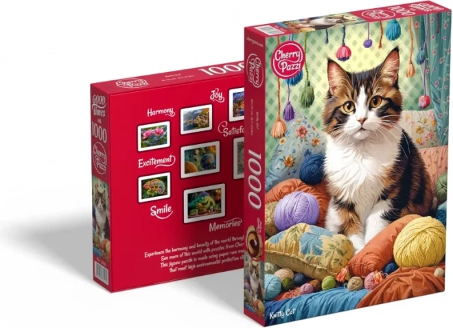 Cherry Pazzi Puzzle Katze im Garn