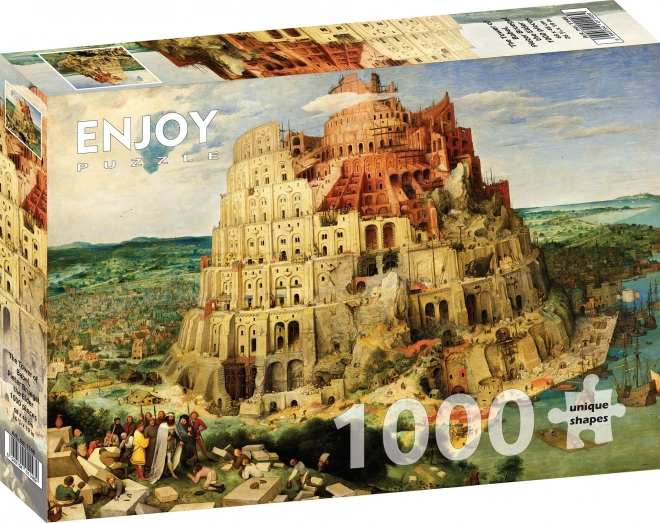 Puzzle Pieter Bruegel: Turm von Babel 1000 Teile