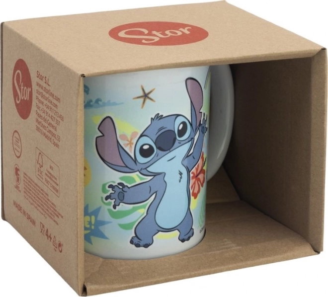 Keramiktasse mit Stitch-Motiv 325 ml
