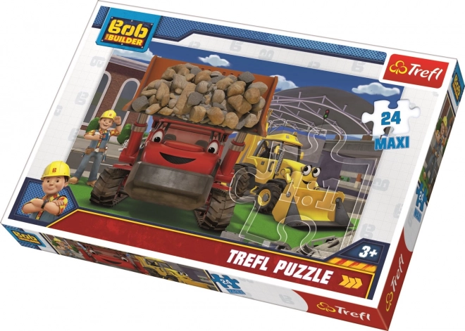 Trefl Puzzle Bob der Baumeister: Auf der Baustelle MAXI 24 Teile