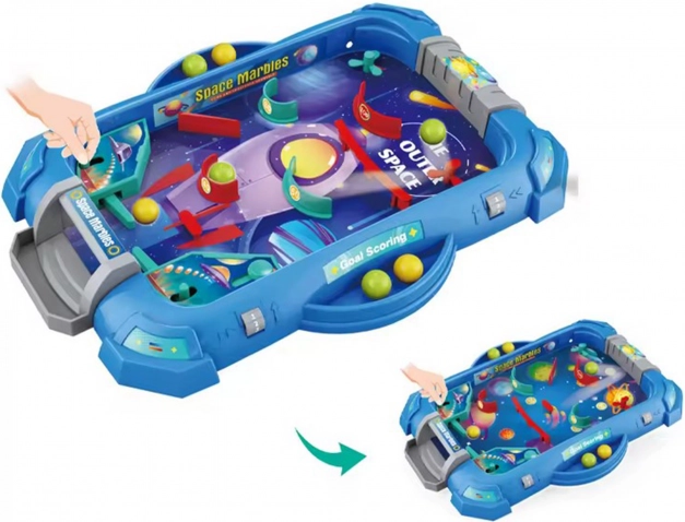 WOOPIE Geschicklichkeitsspiel Flipper "Kosmisches Spiel" 2v1