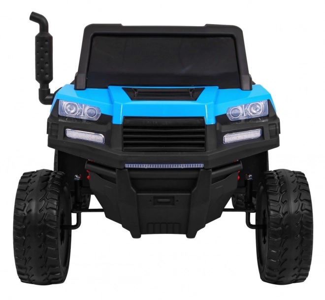 Bauernhofauto für 2 Kinder Blau + 4x4 + Fernsteuerung + Kipper + LED Audio