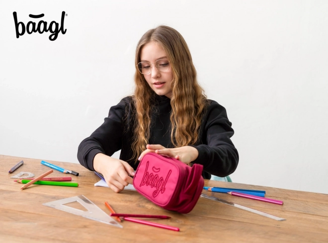 Studenten-Federmappe Baagl Ruby